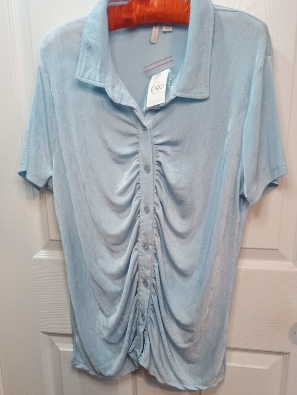 CATO SPRING BLOOM CLEARWATER BLOUSE
